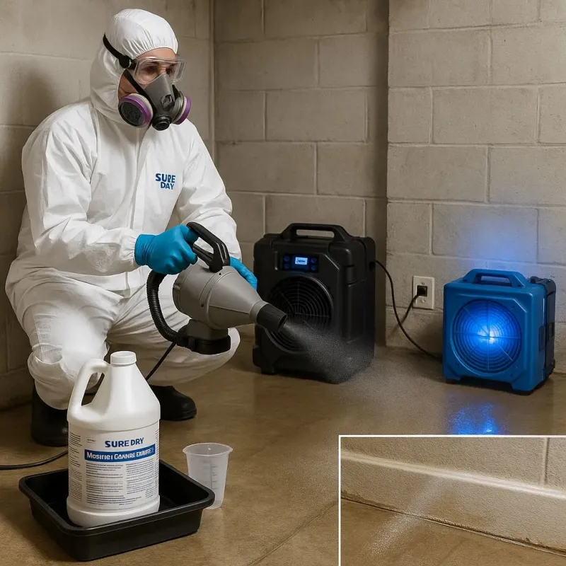 Sanitization and Odor Removal process in Somerville, TN